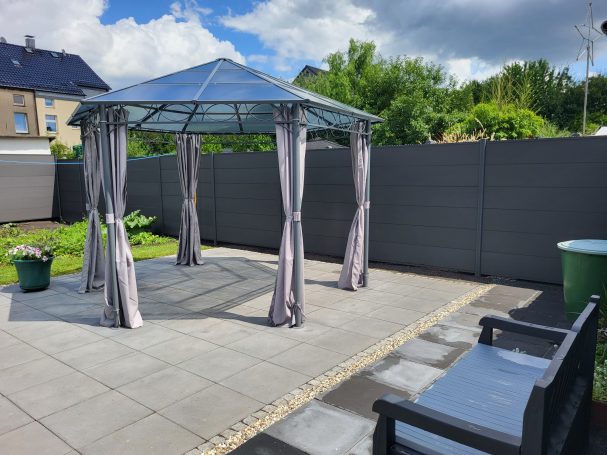 WPC Zaun in Anthrazit