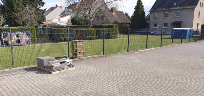Zaunbau-Gartenzaun